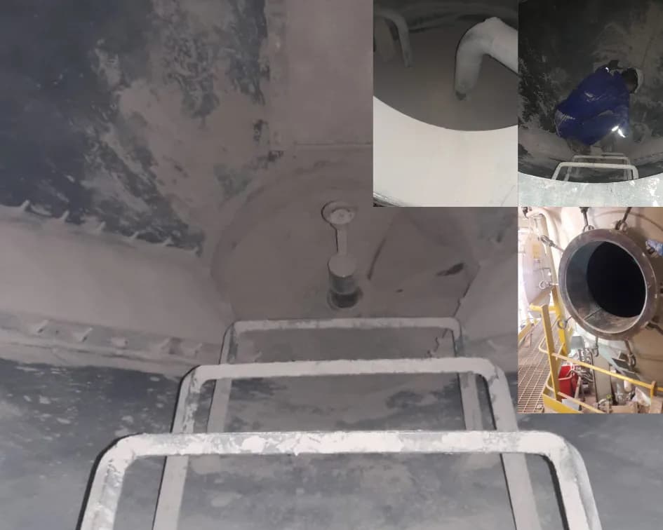 Tank içi temizlik ve iskandil borusu modifikasyonu